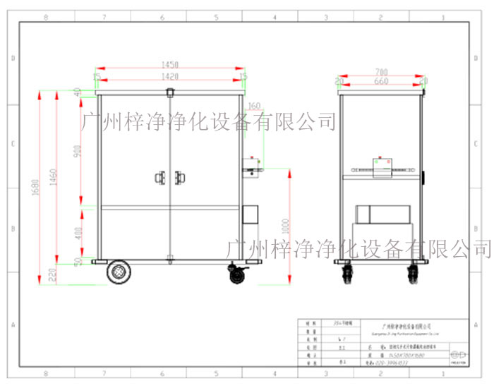 密閉式手術(shù)污染器械電動轉(zhuǎn)運(yùn)車產(chǎn)品方案設(shè)計(jì)示意圖